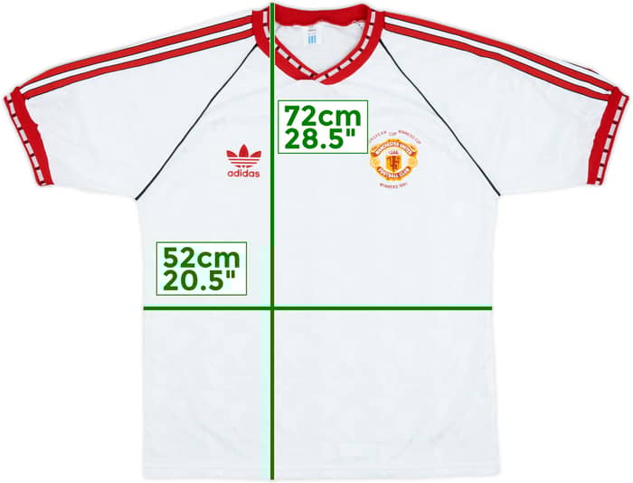 1991 Manchester United ECWC Shirt - 8/10 - (L)