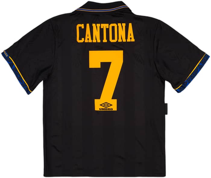 1993-95 Manchester United Away Shirt Cantona #7 - 9/10 - (M)