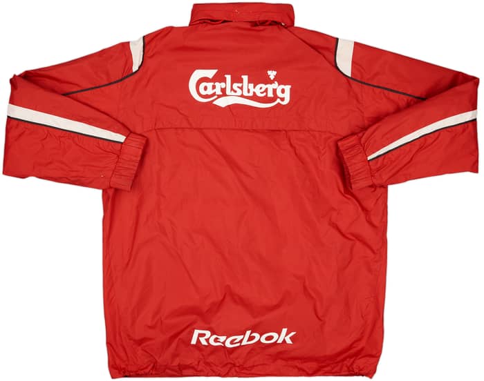 2002-03 Liverpool Reebok Hooded Rain Jacket - 6/10 - (L)