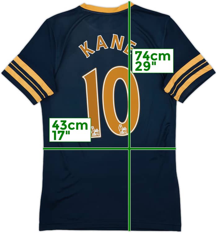 2016-17 Tottenham Away Shirt Kane #10 - 6/10 - (M)
