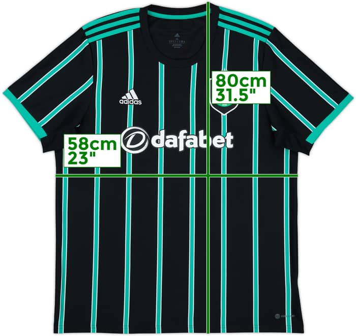 2022-23 Celtic Away Shirt - 10/10 - (XL)