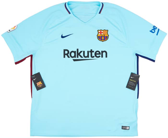 2017-18 Barcelona Away Shirt Messi #10 (XXL)