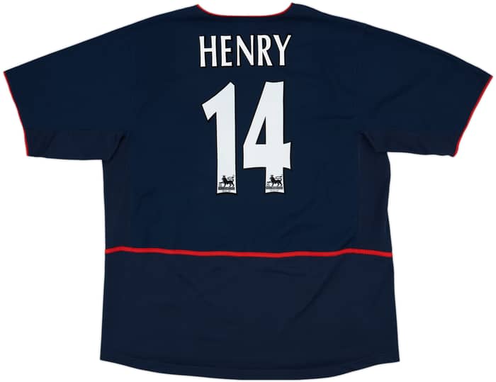 2002-04 Arsenal Away Shirt Henry #14 - 8/10 - (XXL)