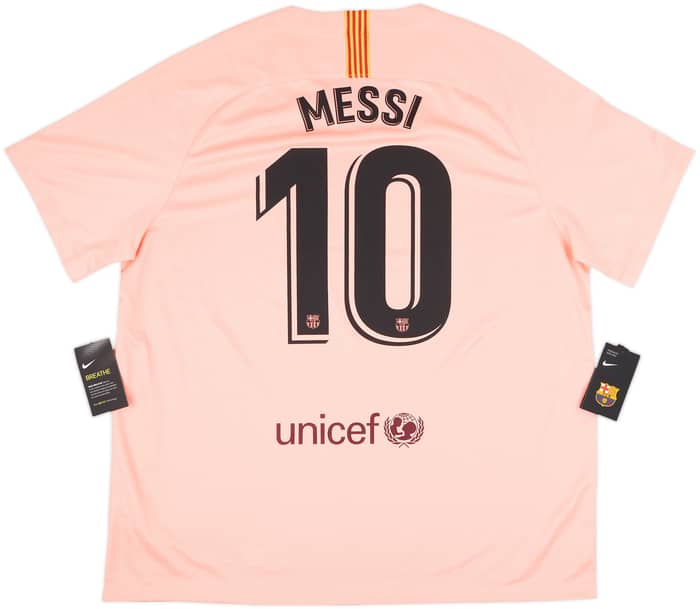 2018-19 Barcelona Third Shirt Messi #10 (XXL)
