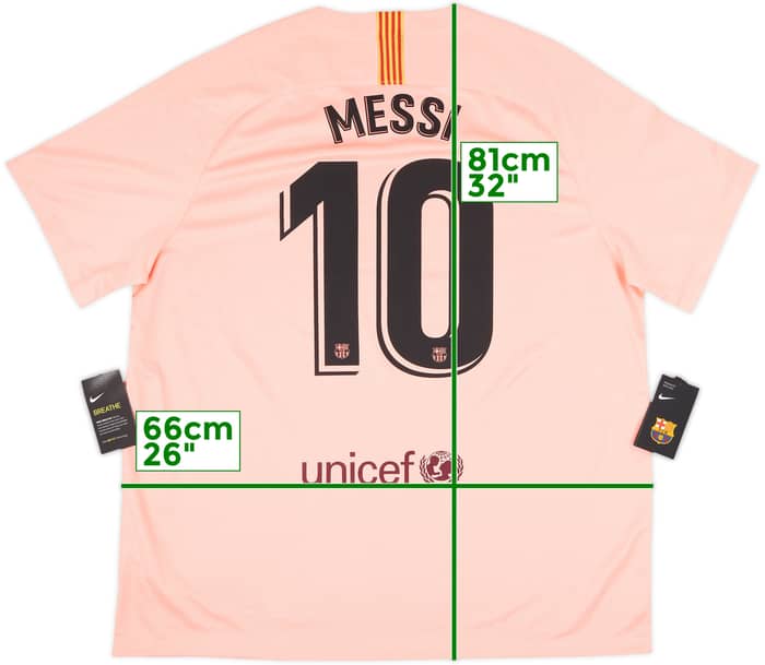 2018-19 Barcelona Third Shirt Messi #10 (XXL)