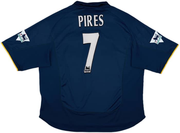 2000-02 Arsenal European Shirt Pires #7 - 8/10 - (XXL)