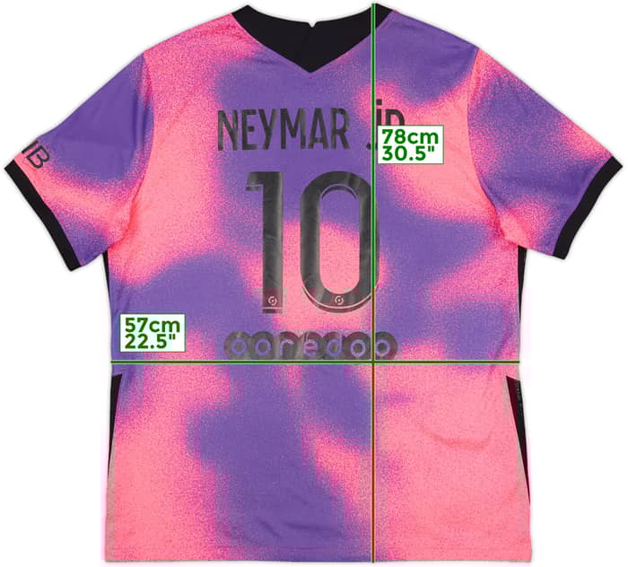 2020-21 Paris Saint-Germain Fourth Shirt Neymar Jr #10 - 10/10 - (XL)