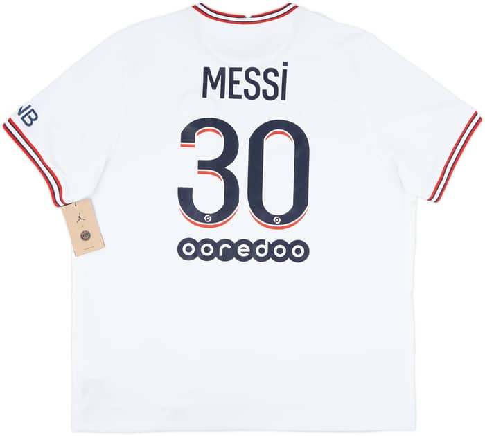 2021-22 Paris Saint-Germain Fourth Shirt Messi #30 (XXL)