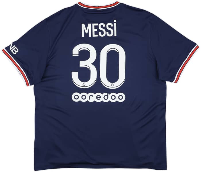 2021-22 Paris Saint-Germain Home Shirt Messi #30 (XXL)