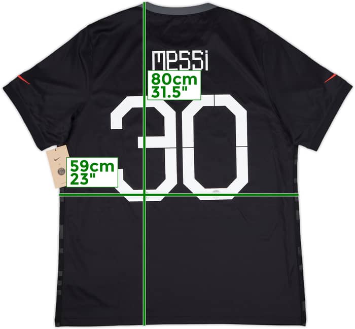 2021-22 Paris Saint-Germain Third Shirt Messi #30 (XL)