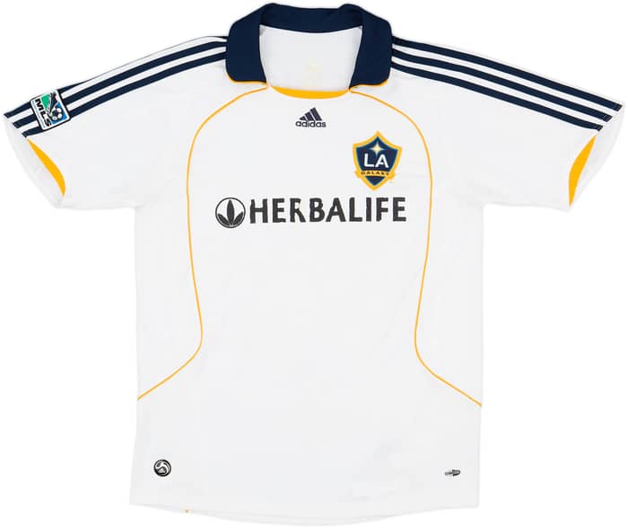 2007-08 LA Galaxy Home Shirt Beckham #23 - 5/10 - (XL.Boys)