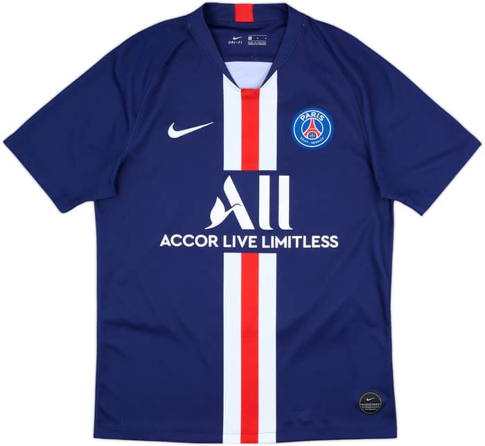 2019-20 Paris Saint-Germain Home Shirt Mbappe #7 - 7/10 - (M)