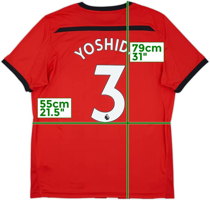 2018-19 Southampton Home Shirt Yoshida #3 - 10/10 - (XL)