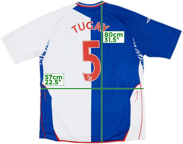 2007-08 Blackburn Home Shirt Tugay #5 - 7/10 - (XL)