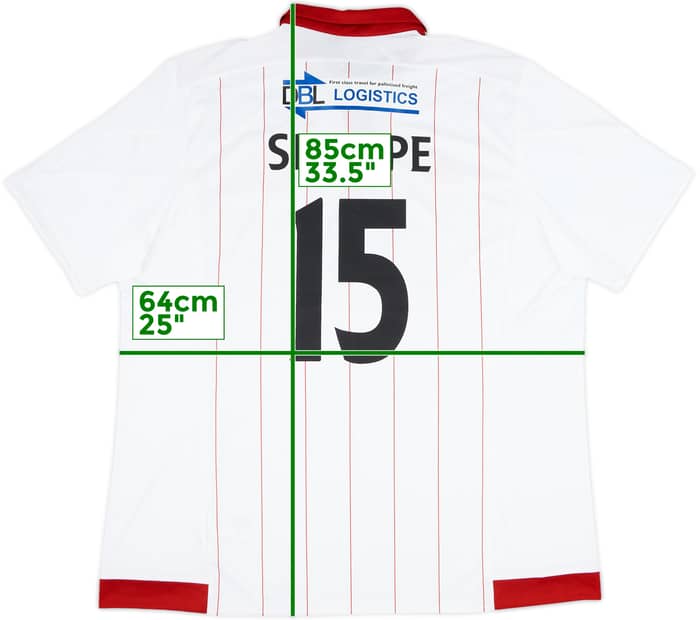 2015-16 Sheffield United Home Shirt Sharpe #15 (XXL)