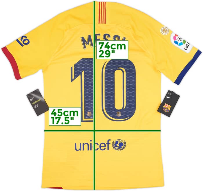2019-20 Barcelona Authentic Away Shirt Messi #10 (S)
