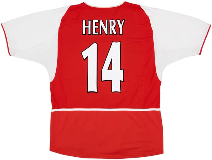 2002-04 Arsenal Home Shirt Henry #14 - 7/10 - (L)