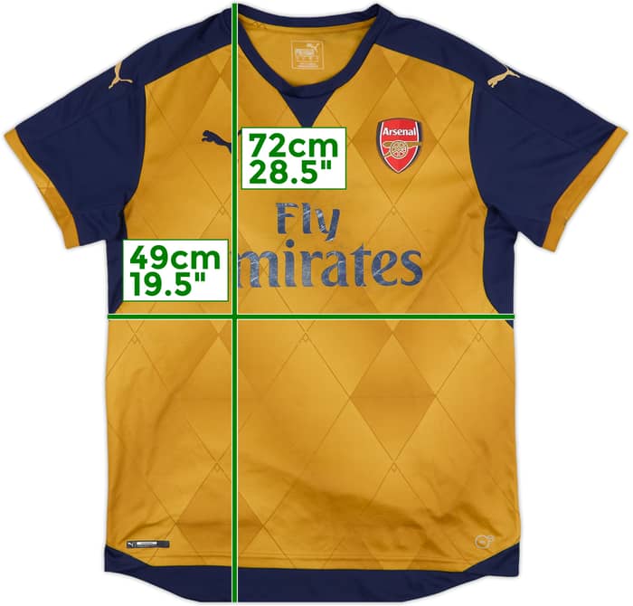 2015-16 Arsenal Away Shirt - 4/10 - (L)