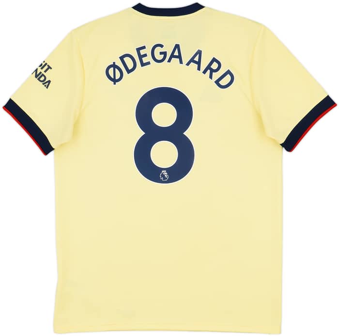 2021-22 Arsenal Away Shirt Odegaard #8 - 9/10 - (L)