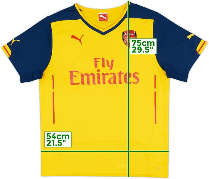 2014-15 Arsenal Away Shirt - 5/10 - (L)