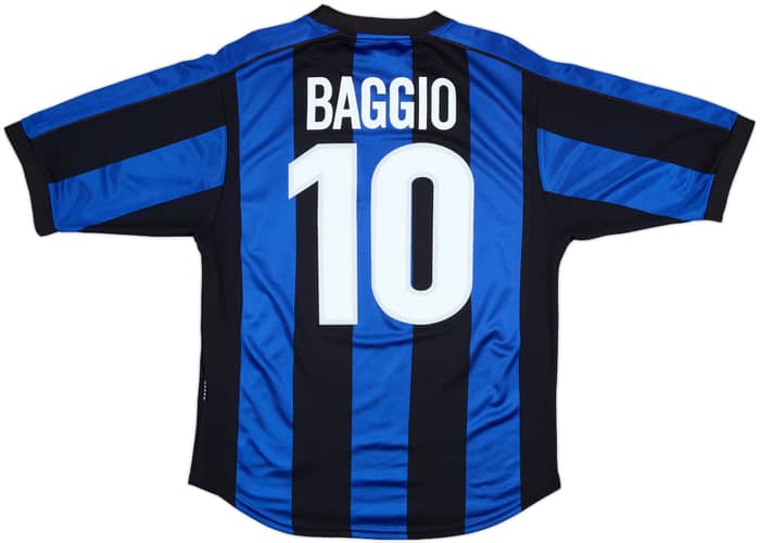 1999-00 Inter Milan Home Shirt Baggio #10 - 7/10 - (S)