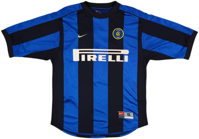 1999-00 Inter Milan Home Shirt Baggio #10 - 7/10 - (S)