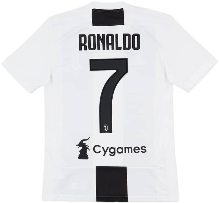 2018-19 Juventus Home Shirt Ronaldo #7 - 7/10 - (XS)