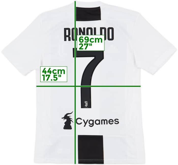 2018-19 Juventus Home Shirt Ronaldo #7 - 7/10 - (XS)
