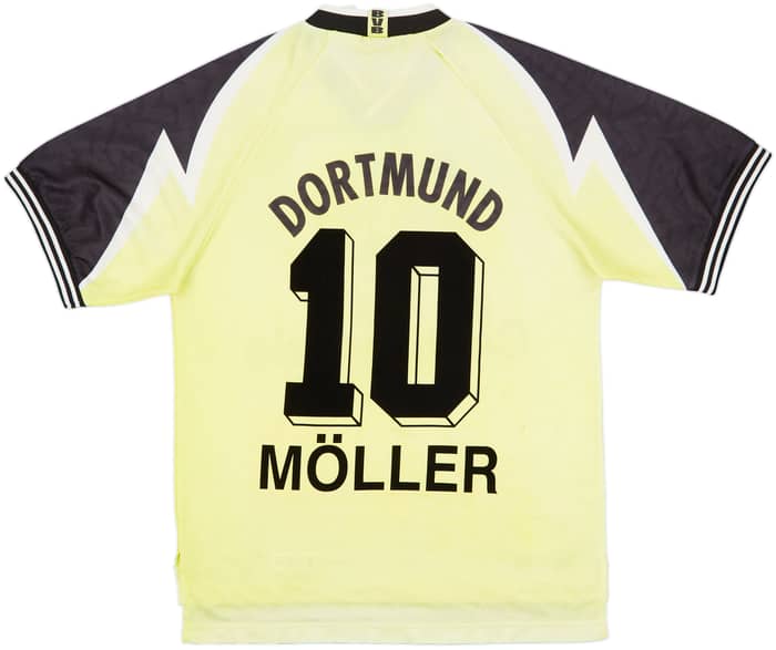 1995-96 Borussia Dortmund Home Shirt Moller #10 - 6/10 - (L)