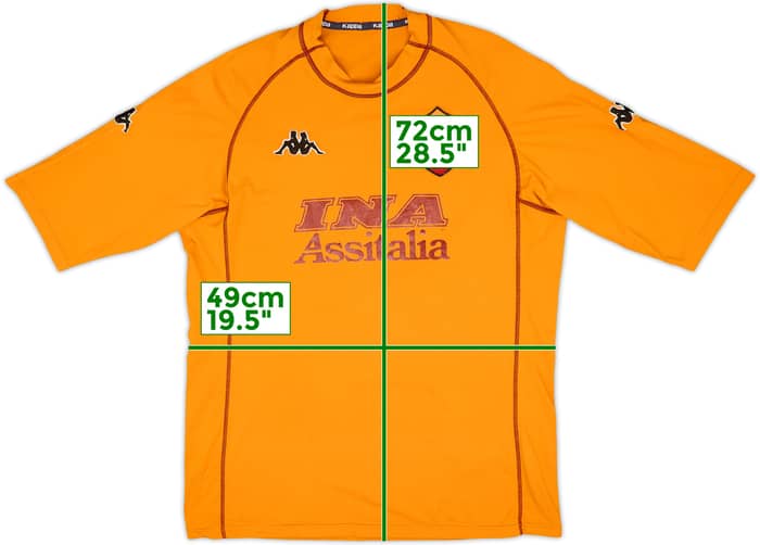 2000-01 Roma GK S/S Shirt - 7/10 - (XXL)