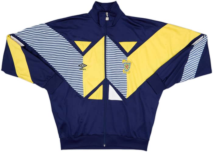 1991-92 Scotland Umbro Track Jacket - 8/10 - (XL)