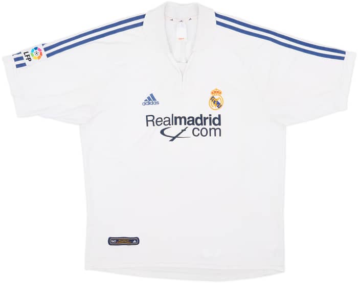 2001 Real Madrid Home Shirt Zidane #5 - 7/10 - (XL)