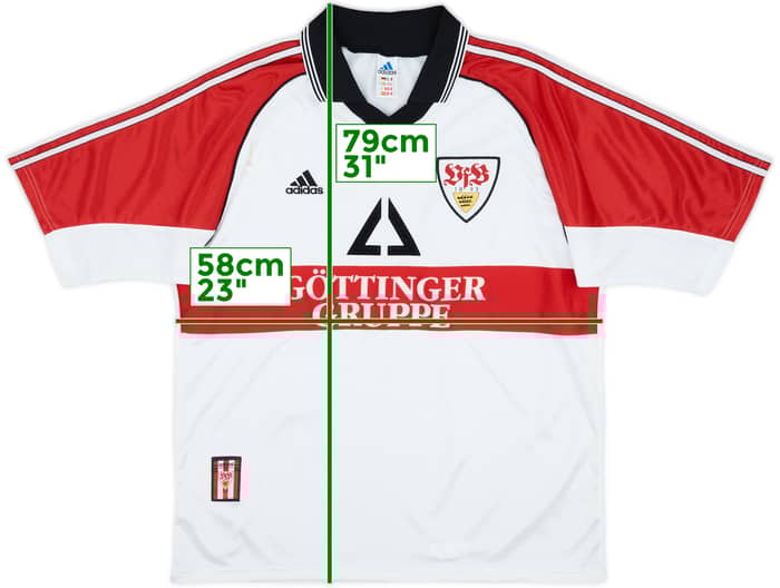 1997-98 Stuttgart Home Shirt - 6/10 - (XL)