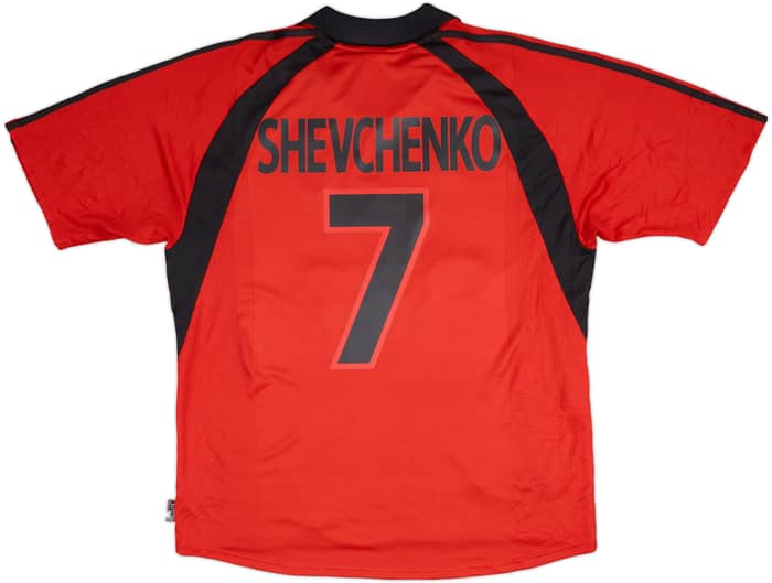 2001-02 AC Milan Third Shirt Shevchenko #7 - 8/10 - (XL)