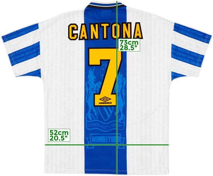 1994-96 Manchester United Third Shirt Cantona #7 - 7/10 - (L)