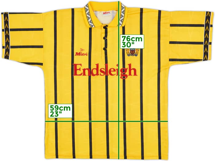 1993-95 Burnley Away Shirt - 8/10 - (XL)