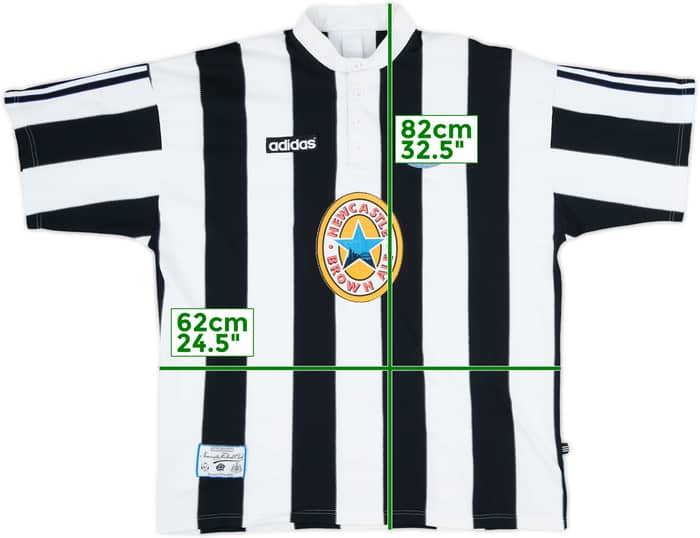 1995-97 Newcastle Home Shirt - 5/10 - (XXL)