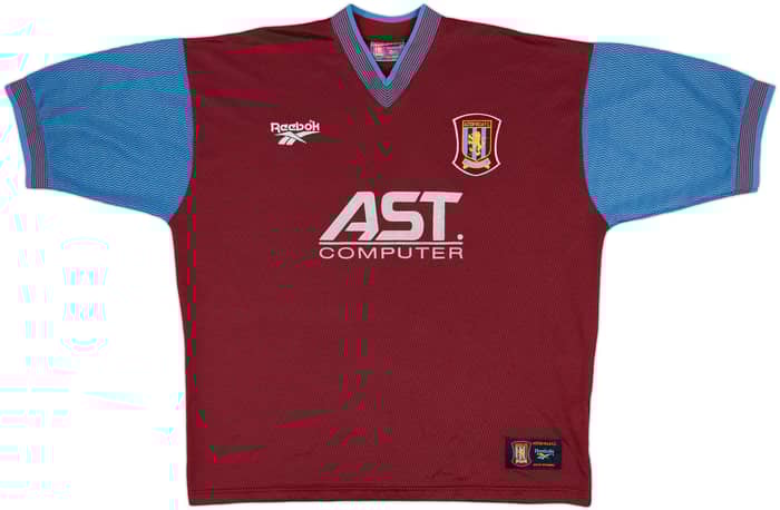 1997-98 Aston Villa Home Shirt Yorke #10 - 8/10 - (XL)