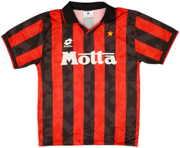 1993-94 AC Milan Home Shirt - 7/10 - (L)