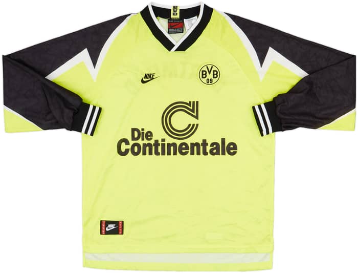 1995-96 Borussia Dortmund Home L/S Shirt - 8/10 - (XL)