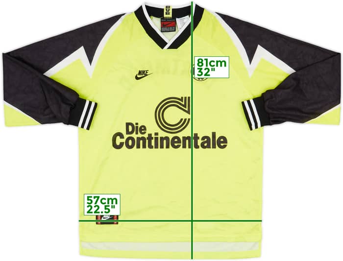 1995-96 Borussia Dortmund Home L/S Shirt - 8/10 - (XL)