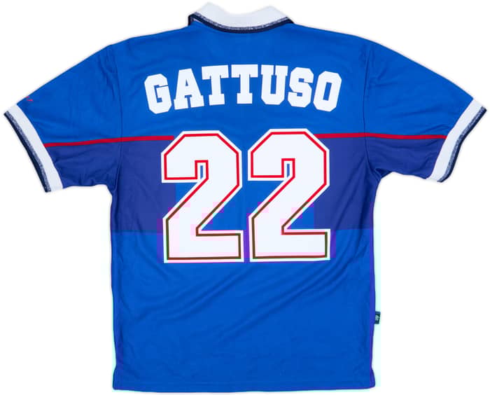 1997-99 Rangers Home Shirt Gattuso #22 - 9/10 - (S)