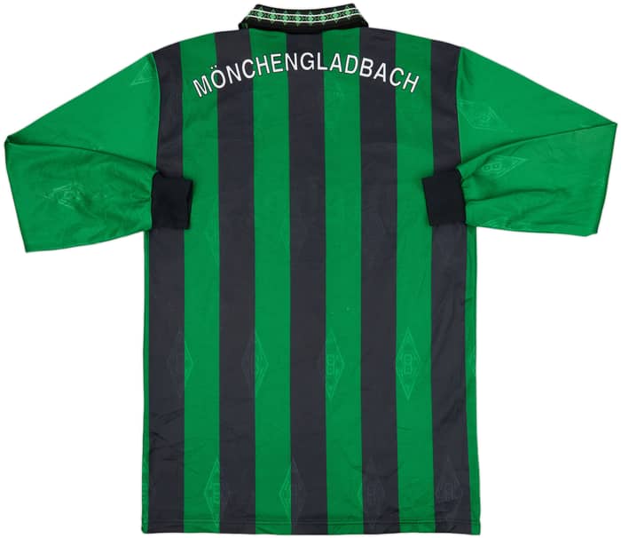 1995-96 Borussia Monchengladbach Away L/S Shirt - 7/10 - (M)