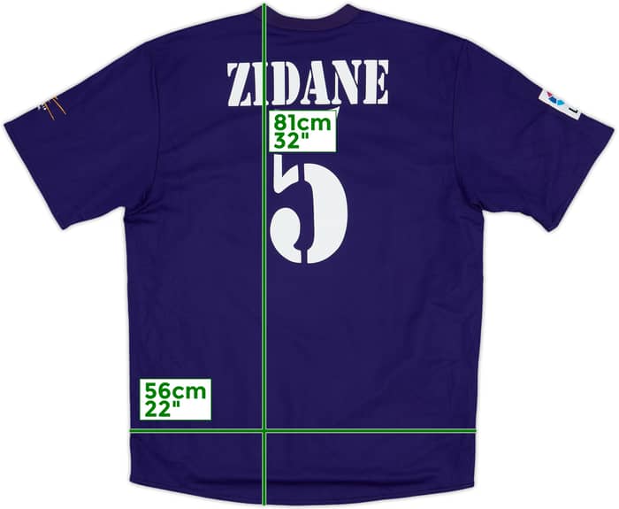 2001 Real Madrid Third Shirt Zidane #5 - 9/10 - (L)