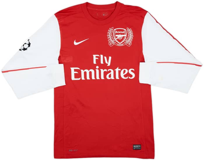 2011-12 Arsenal Home L/S Shirt Henry #12 - 8/10 - (S)