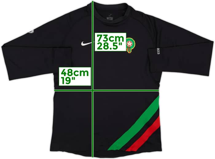 2006-07 Morocco Nike Player Issue Training L/S Shirt - 8/10 - (M)
