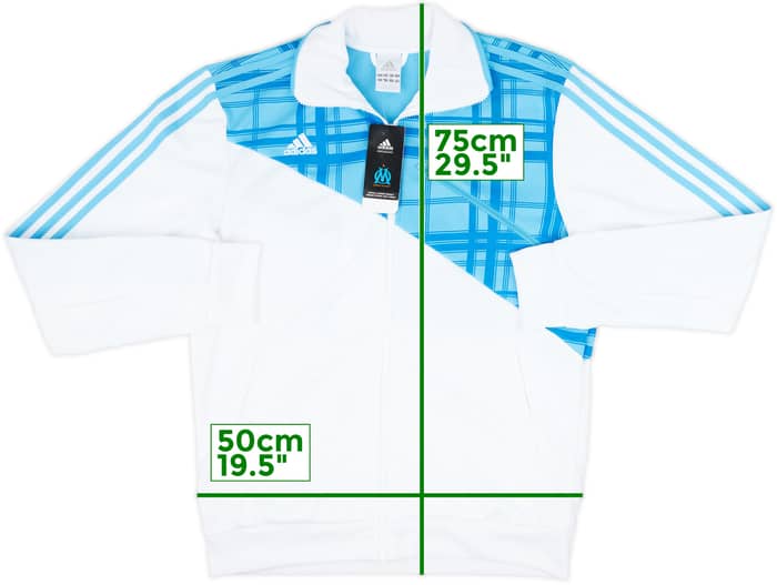 2010-11 Olympique Marseille adidas Track Jacket (M)