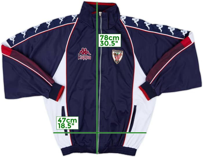 1997-98 Athletic Bilbao Kappa Track Jacket - 9/10 - (XL)
