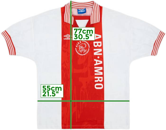 1996-97 Ajax Home Shirt - 9/10 - (L)