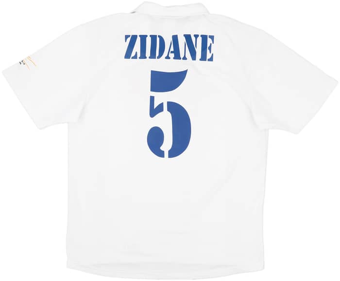 2001 Real Madrid Home Shirt Zidane #5 - 6/10 - (L)